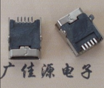 广州mini usb 5p接口 迷你 卧式插座 端子贴片 接插件