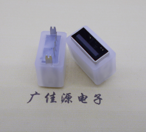 广州USB连接器接口 10.5MM防水立插母座 鱼叉脚