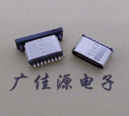 广州连接器TYPE-C8P母座直立式插座H=5.0mm