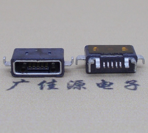 广州MICRO USB防水AB型口母头3D图纸封装