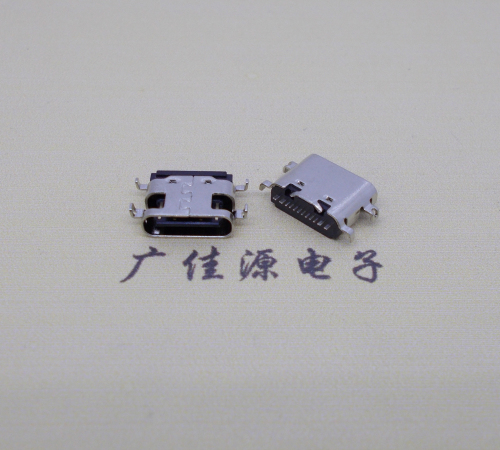 广州卧式type-c16p母座沉板1.6mm长6.5mm