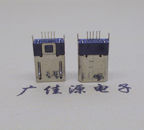 广州micro-迈克 插座 固定两脚鱼叉夹板1.0公头连接器
