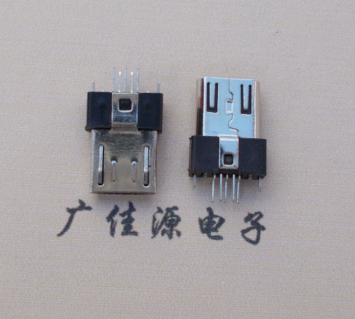 广州MICRO USB2.0插头.带卡勾-无卡勾夹板公头