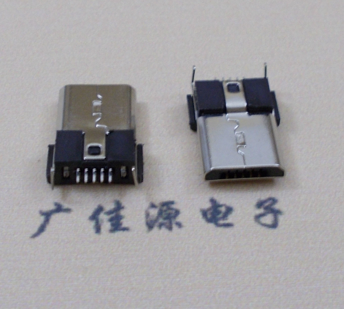 广州micro usb 5pin公头反向贴板引脚定义