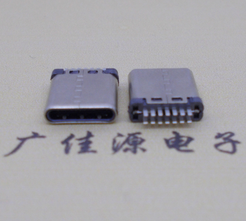 广州 铆合type-c14p公头无地线接口厚2.7mm