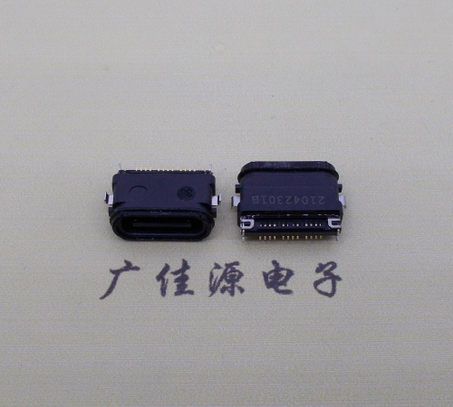 广州卧式type-c24p母座沉板0.4mm防水等级：IPX8