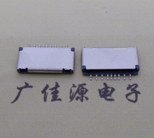 广州 TF短体卡座 卡槽1.5侧PIN针micro检测卡座源头厂家