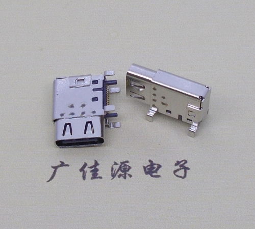 广州TYPE C24P接口母座侧插端子双排贴 高数据传输+快充